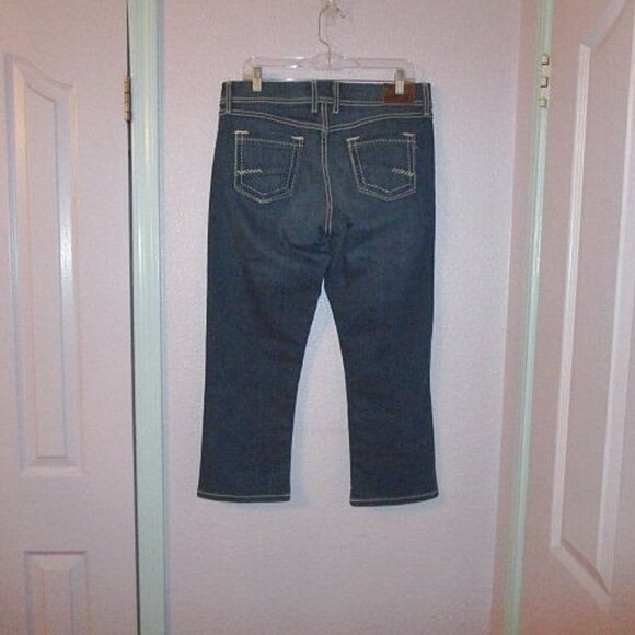 BKE Buckle HARPER Capri Size 31 JEANS Comfort Waist STRETCH Curvy MID RISE Denim - Picture 6 of 10